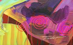 EXQUISITE ORIGINAL ACRYLIC ON CANVAS BY TADEO