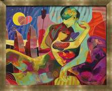 EXQUISITE ORIGINAL ACRYLIC ON CANVAS BY TADEO