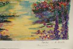 AMAZING COLORFUL SERIGRAPH BY R BROOK