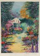 AMAZING COLORFUL SERIGRAPH BY R BROOK