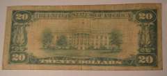 Scarce Kennett Square Pa $20 National Note