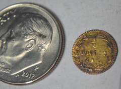 Unc 1876 California Gold Quarter