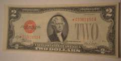 Rare 1928 F $2 Star US Note Gem Crisp Unc