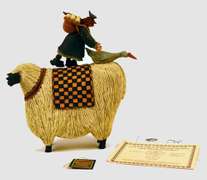 1990's Williraye Studio Country Style Decorative Figure