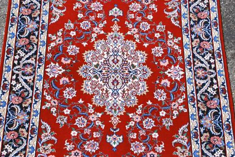 Gorgeously Designed Masterpiece Persian Isfahan 3.7x5.3