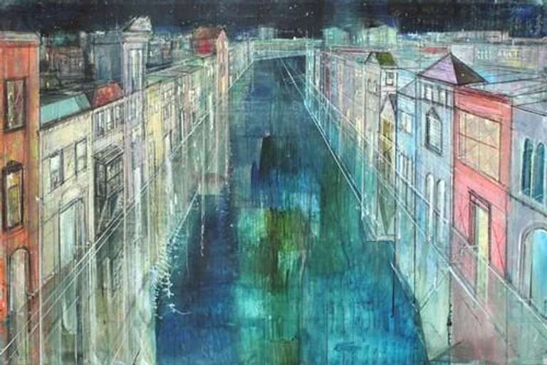Colorful Alex Zwarenstein Long Canal, Venice