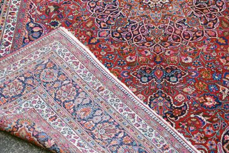 Absolutely Mesmerizing Semi Antique Persian Mashhad