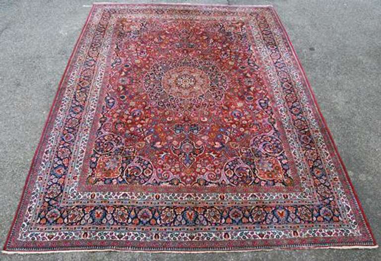 Absolutely Mesmerizing Semi Antique Persian Mashhad