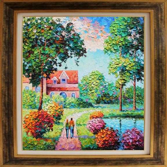 Vibrant Alexander Antanenka Embellished Giclee