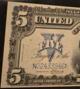 Sharp Beautiful $5 Indian Chief Series 1899