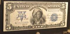 Sharp Beautiful $5 Indian Chief Series 1899
