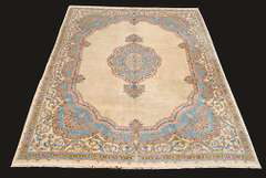 Hard to Find Semi Antique Hand Woven Kerman Rug 9x12