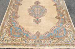 Hard to Find Semi Antique Hand Woven Kerman Rug 9x12