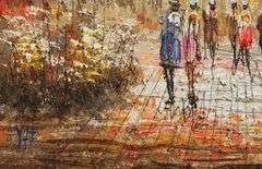 STUNINGLY BEAUTIFUL YVES HENRY ORIGINAL OIL ON CANVAS