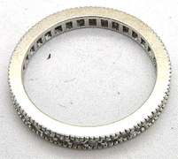 18KT WHITE GOLD ETERNITY BAND