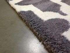 Super Soft Silky Feel Microfiber Contemporary Rug 5.3X7.7