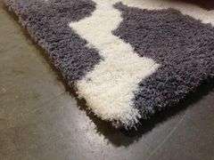 Super Soft Silky Feel Microfiber Contemporary Rug 5.3X7.7