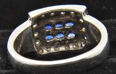 14kt Gold Sapphire & Diamond Ring