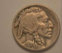1921 S Buffalo Nickel Scarce Date