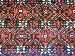 Hand Knotted Persian Kurdish Rug 4x7