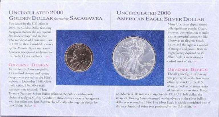 2000 Millenium Coinage & Currency Set. Original Package