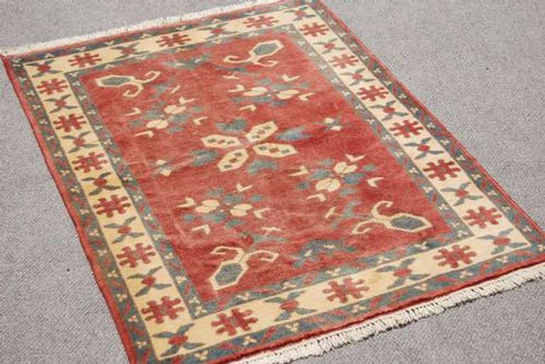 Nice Looking Hand Knotted Turkish Konya 4.7x6.2