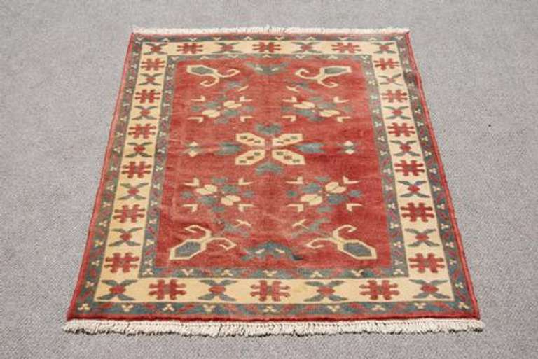 Nice Looking Hand Knotted Turkish Konya 4.7x6.2