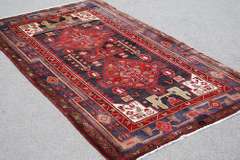 Splendid Semi Antique Handmade Persian Kermanshah 5x9