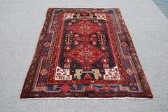 Splendid Semi Antique Handmade Persian Kermanshah 5x9