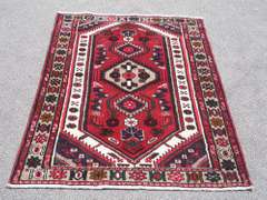 HIGHLY DETAILED HAND WOVEN PERSIAN HAMADAN