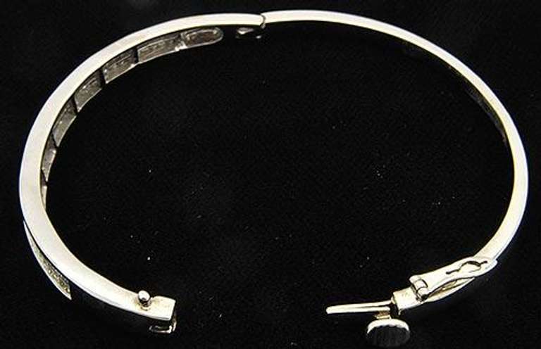 2ctw Princess Cut Diamond Bracelet in 14kt Gold