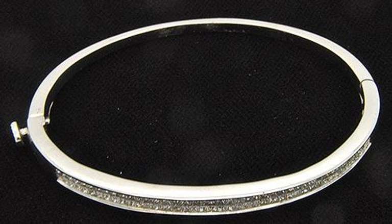 2ctw Princess Cut Diamond Bracelet in 14kt Gold