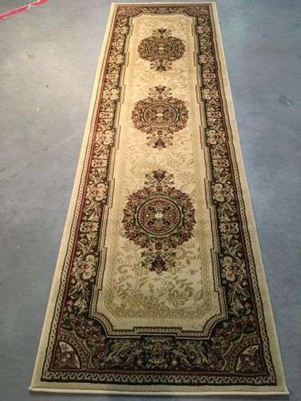 Classic French Chatue Design Area Rug 8ft Runner
