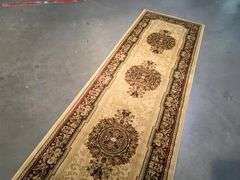 Classic French Chatue Design Area Rug 8ft Runner