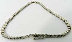 Feminine Straight Line Diamond Bracelet