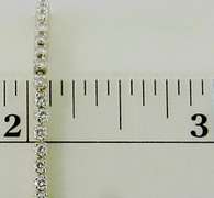 Feminine Straight Line Diamond Bracelet