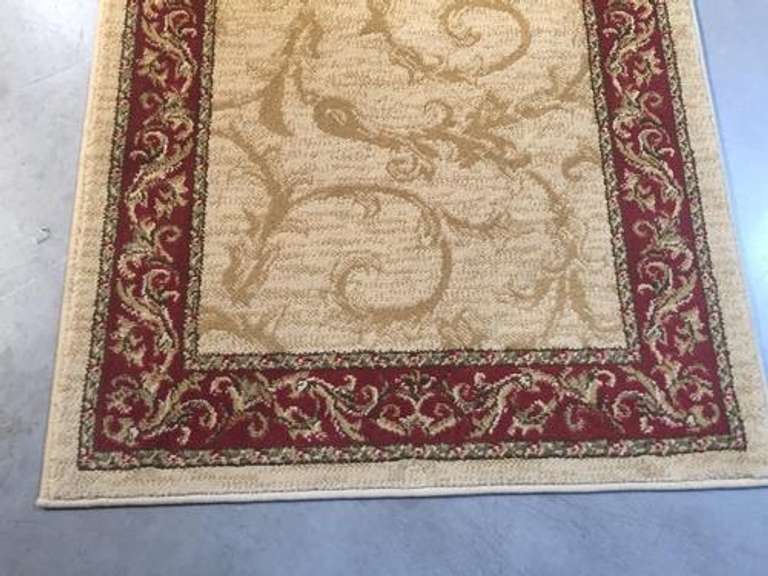 8' Long Classic Solid Design Runner Rug