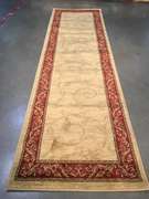 8' Long Classic Solid Design Runner Rug