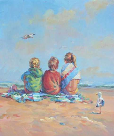 Signed Limited Edition Serigraph On Paper Summer's End