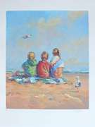 Signed Limited Edition Serigraph On Paper Summer's End