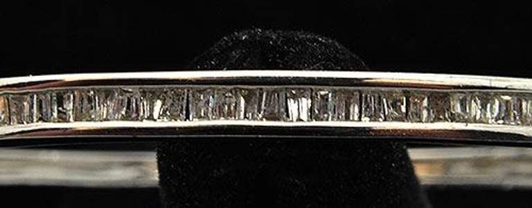 Fancy 14kt Gold 1ctw Diamond Bangle Bracelet
