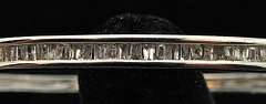 Fancy 14kt Gold 1ctw Diamond Bangle Bracelet