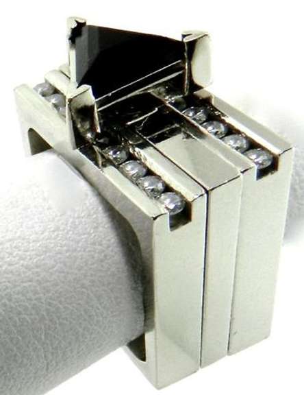 Designer Trisko Stackable 3 Piece Ring Set