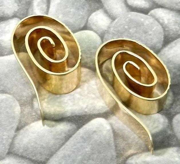 Unique Design 14kt Gold Cufflinks