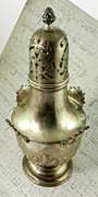 Antique English sterling muffineer