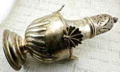 Antique English sterling muffineer