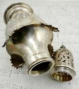 Antique English sterling muffineer