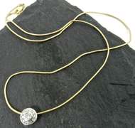 Snake Style Necklace with Diamond Slide