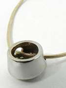 Snake Style Necklace with Diamond Slide