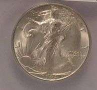 1944-S Walking Liberty Half Dollar, ICG MS-65, full Gem